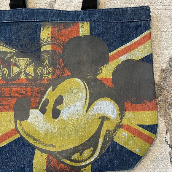 Disney Mickey Mouse Union Jack Large Tote Bag - Picture 2 of 10